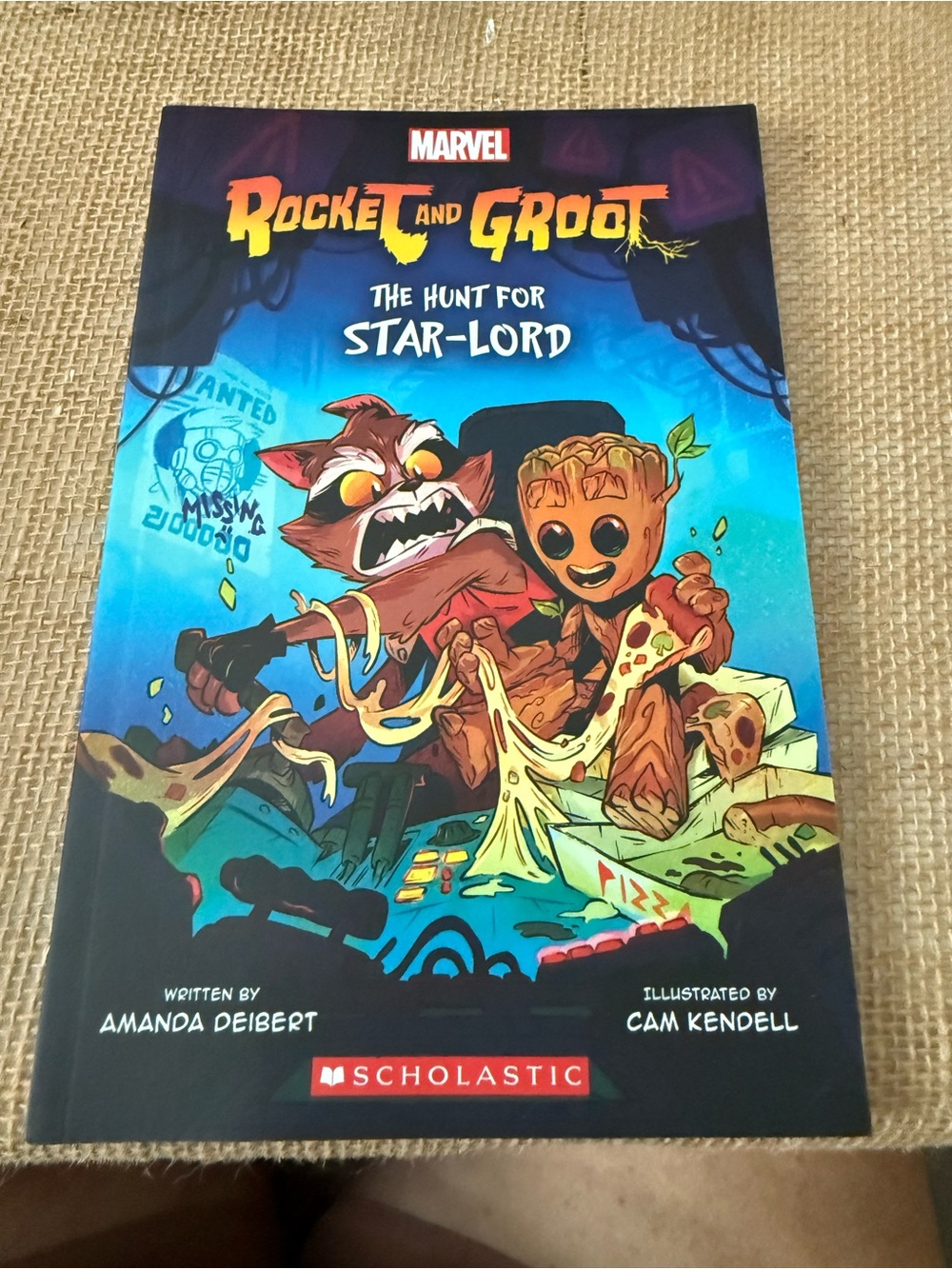 Marvel Rocket and Groot Kids Costume Book Cover -